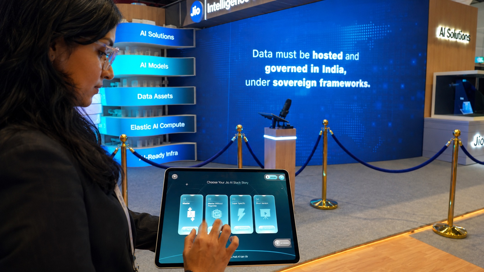 experience featuring a digital avatar and interactive AI stack